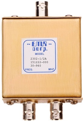 EMR~2 WAY PWR DIV 30-960Mz BNC