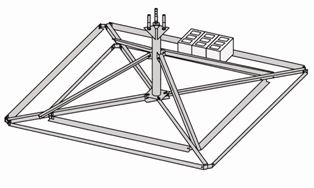 ROHN~25G Non-Pen Roof Mount