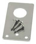 TECON~3/4" Chrome Flat Bracket