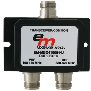 E/M~Duplexer, VHF/UHF-870 MHz