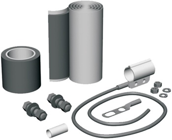 TIMES LMR400 Ground Kit/2 Hole